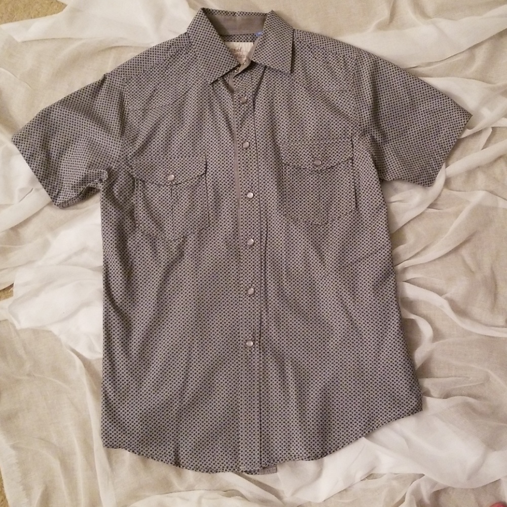 Pearl snap polo